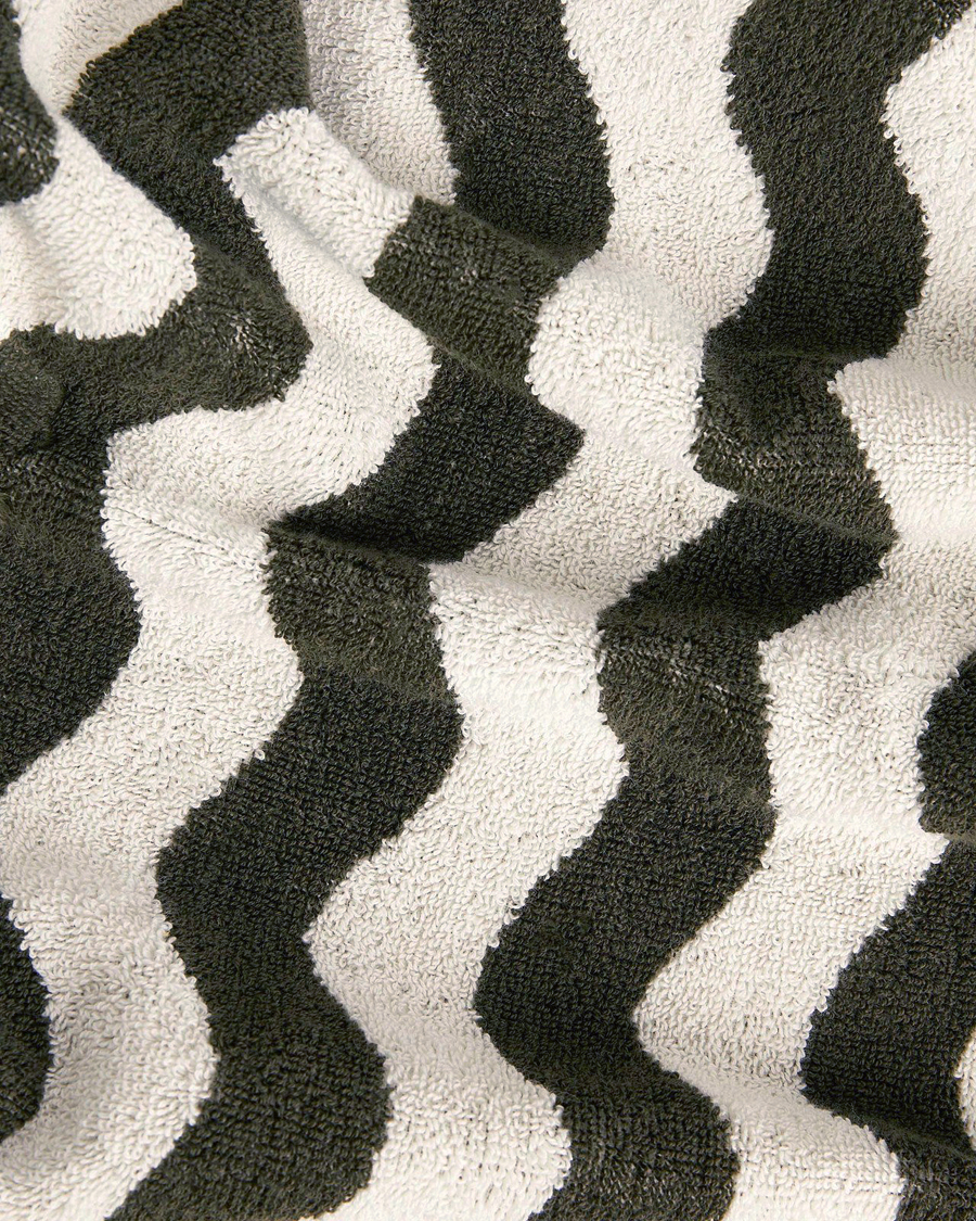 Uomini | OAS | OAS | Forest Waver Towel Green/White