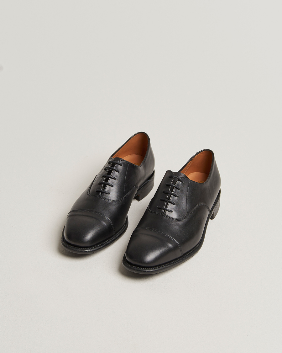 Uomini | Sanders | Sanders | Vardy Calf Cap Oxford Black