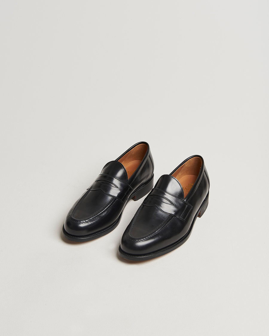 Uomini | Mocassini | Sanders | Aldwych Calf Penny Loafer Black