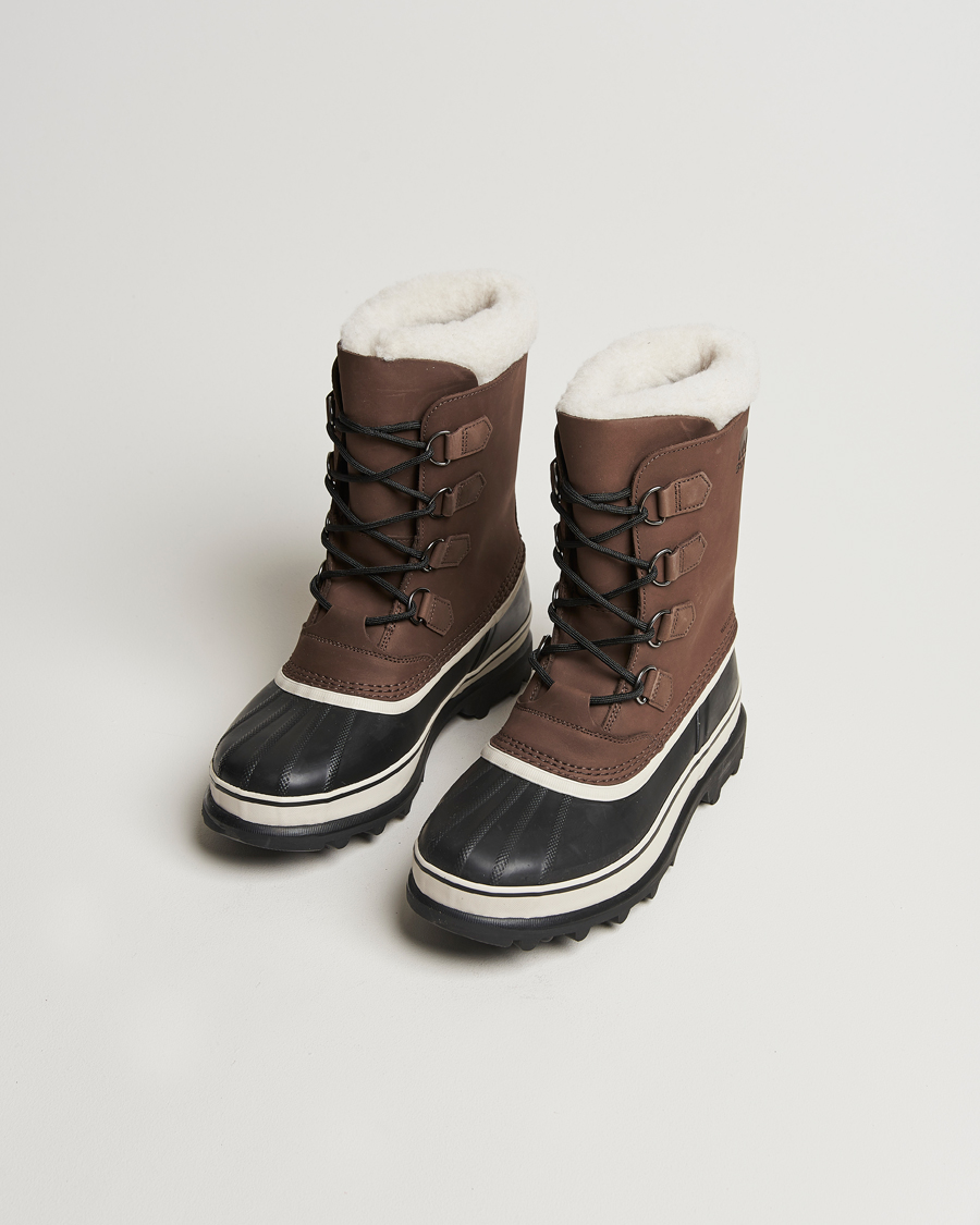 Uomini | Scarponi da trekking | Sorel | Caribou WP Felt Lined Leather Boots Bruno