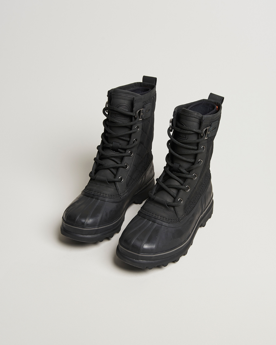 Uomini | Stivali | Sorel | Caribou Royal WP Canvas Boots Black