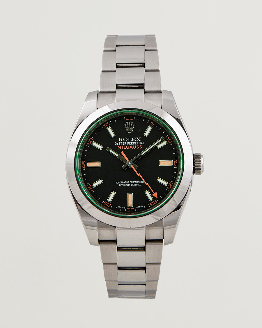 Uomini | Rolex Pre-Owned Milgauss 116400GV Silver | Rolex Pre-Owned | Milgauss 116400GV Silver
