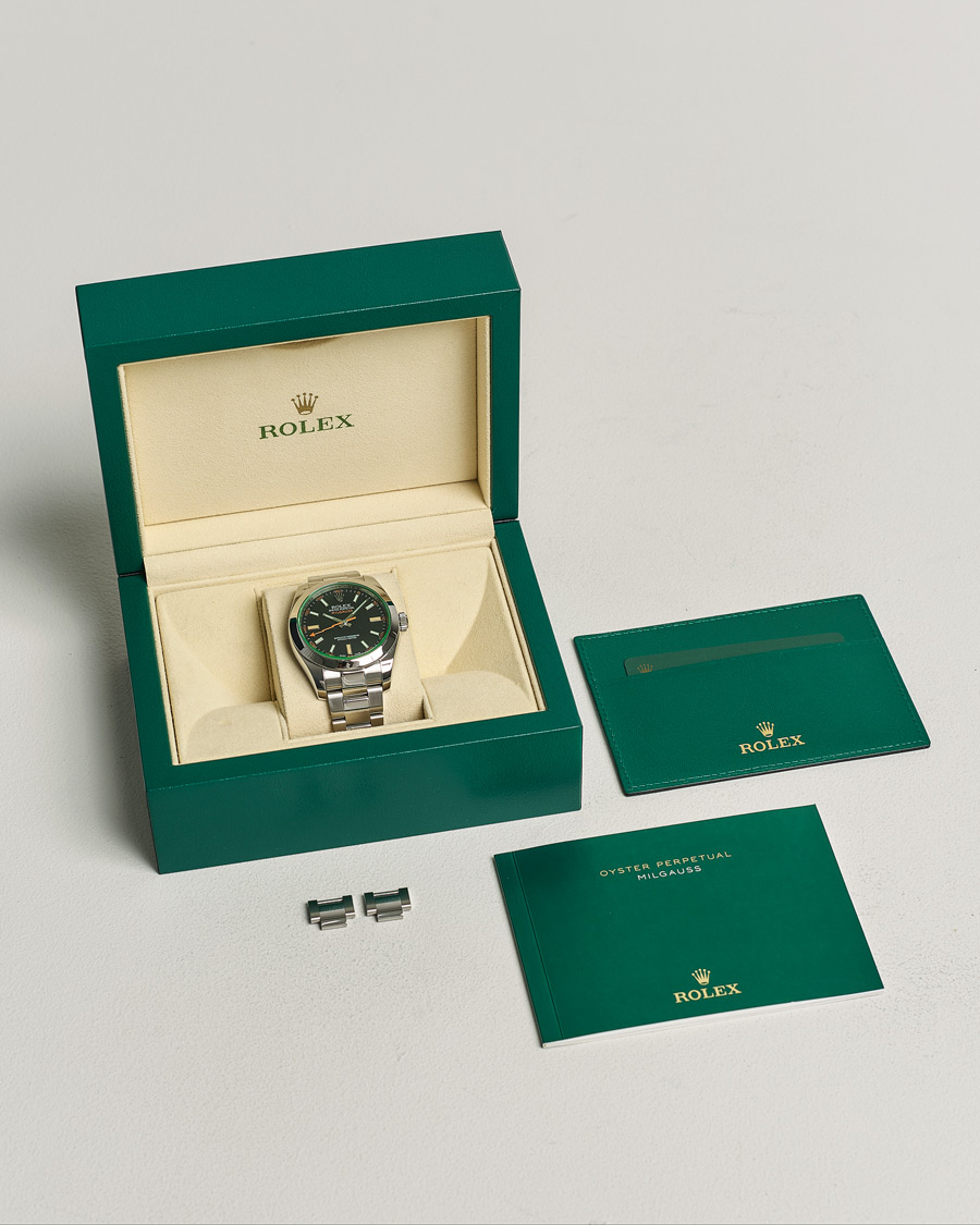 Uomini | Rolex Pre-Owned Milgauss 116400GV Silver | Rolex Pre-Owned | Milgauss 116400GV Silver