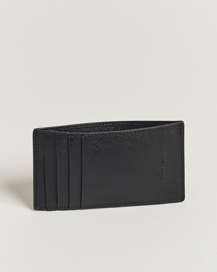 Uomini | Portacarte | Oscar Jacobson | Card Holder Leather Black