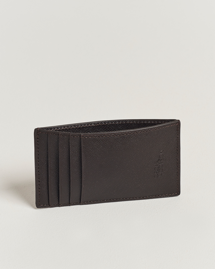 Uomini | Portacarte | Oscar Jacobson | Card Holder Leather Forastero Brown