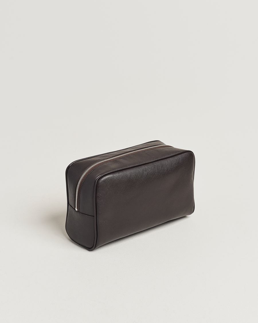 Uomini | Accessori | Oscar Jacobson | Grooming Leather Case Forastero Brown