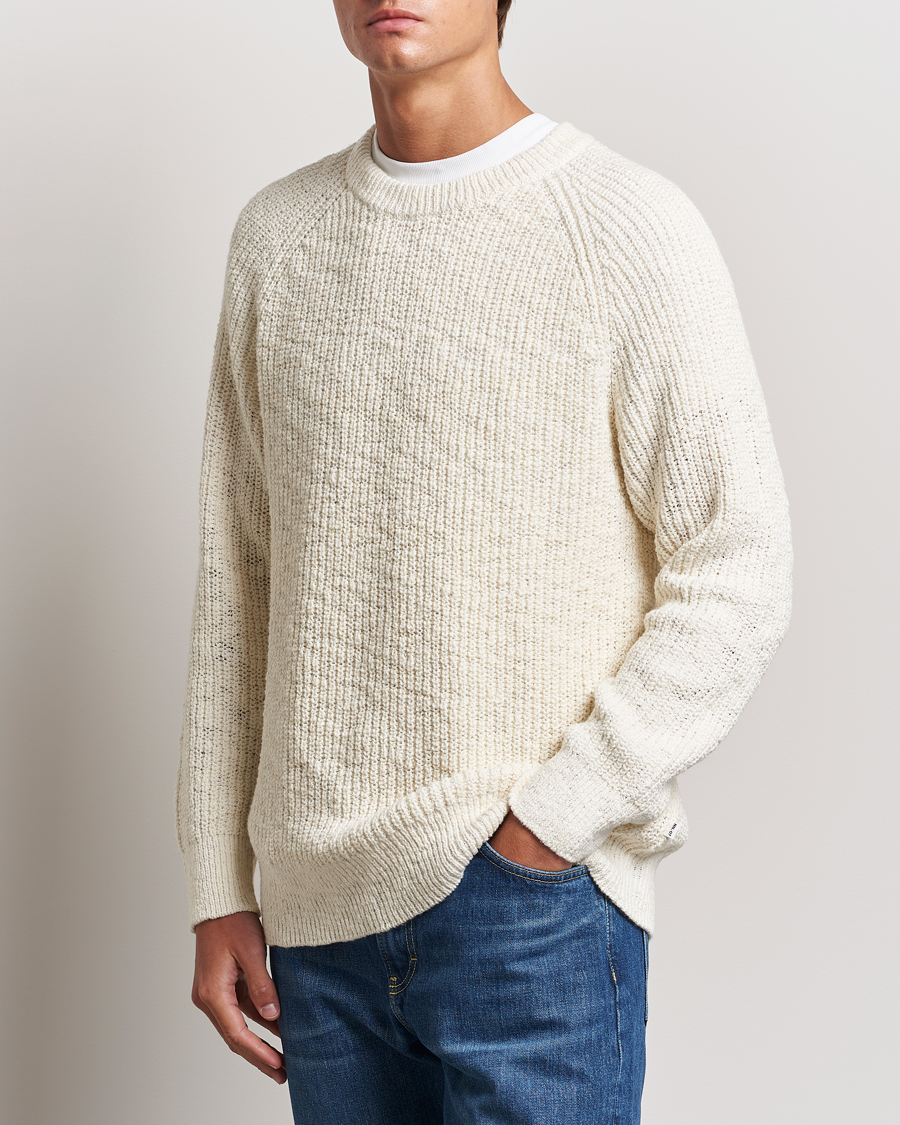 Uomini |  | NN07 | Jacobo Heavy Knitted Sweater Cream