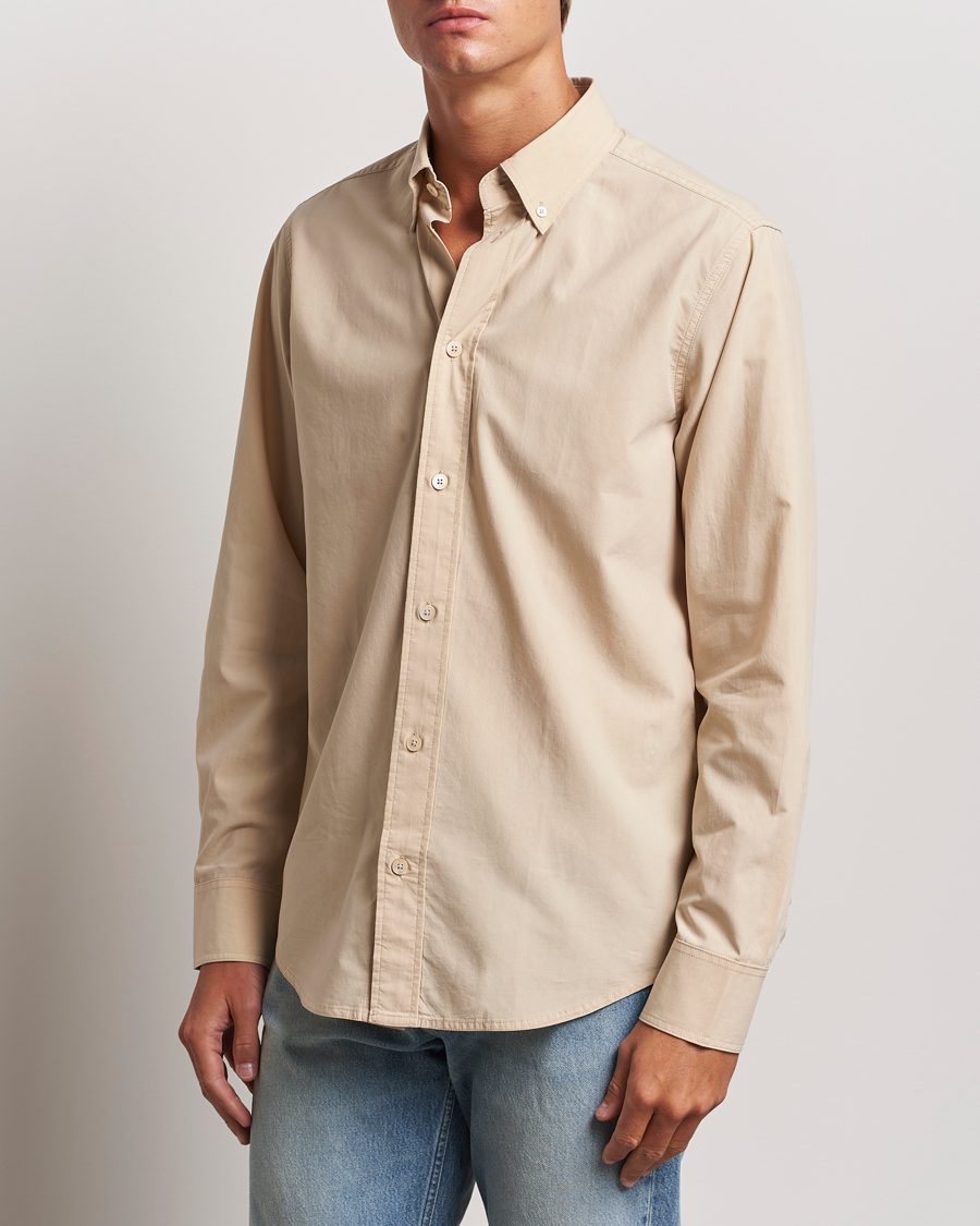 Uomini |  | NN07 | Colby Lyocell/Cotton Button Down Shirt White Peppar