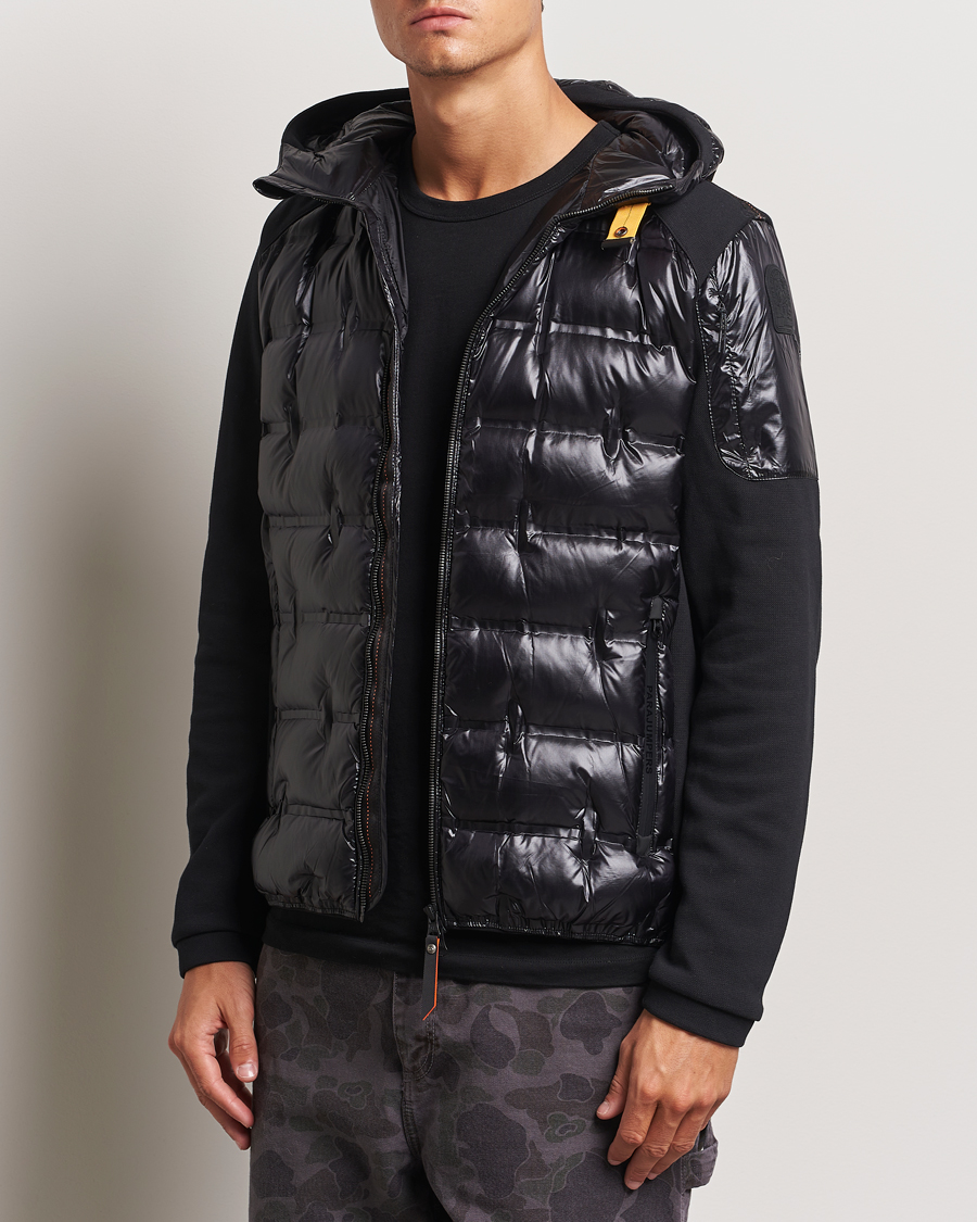 Uomini |  | Parajumpers | Gyles Piquet Puffer Hybrid Jacket Black