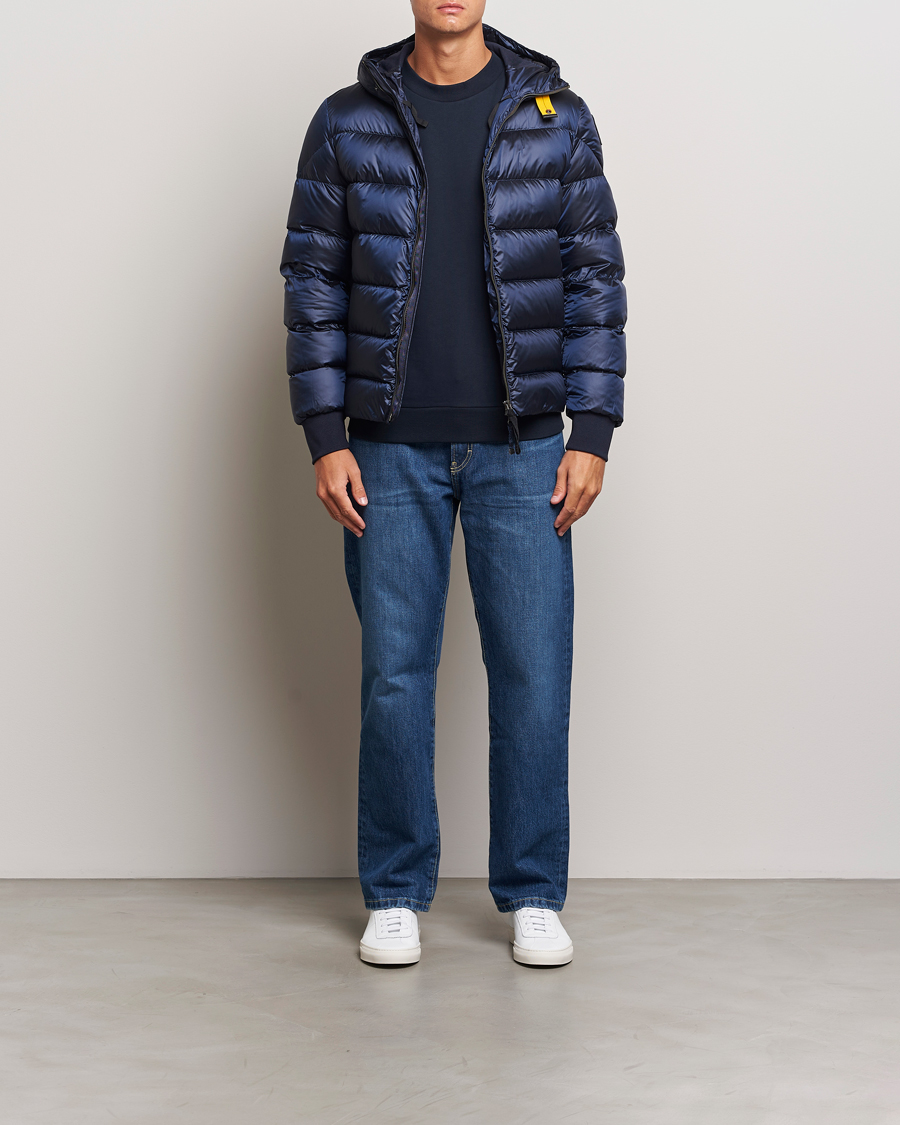 Uomini | Giacche | Parajumpers | Pharrell Sheen High Gloss Jacket Blue Navy