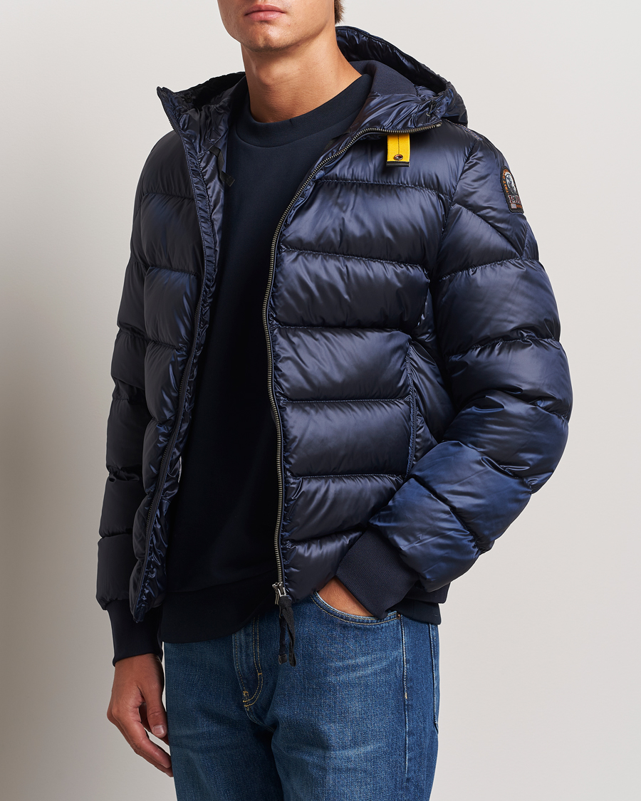 Uomini | Giacche in piumino leggero | Parajumpers | Pharrel Sheen High Gloss Jacket Blue Navy