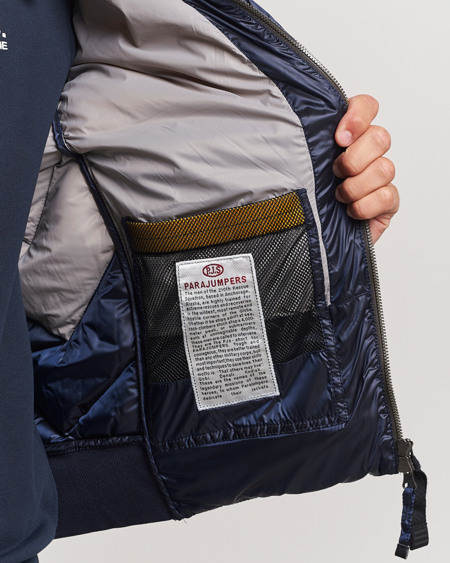 Uomini | Giacche | Parajumpers | Pharrell Sheen High Gloss Jacket Blue Navy