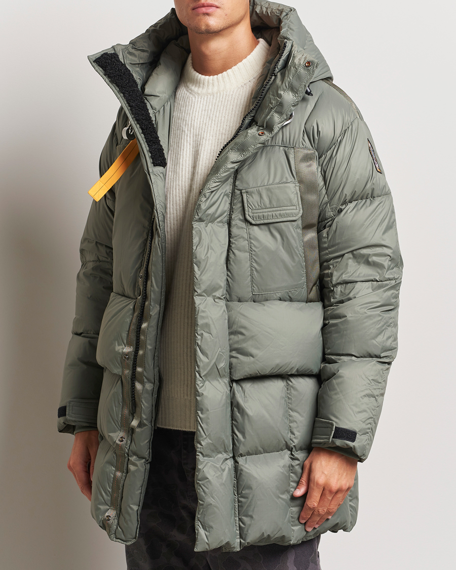 Uomini | Parka | Parajumpers | Bold Ripstop Polar Puffer Parka Thyme Green