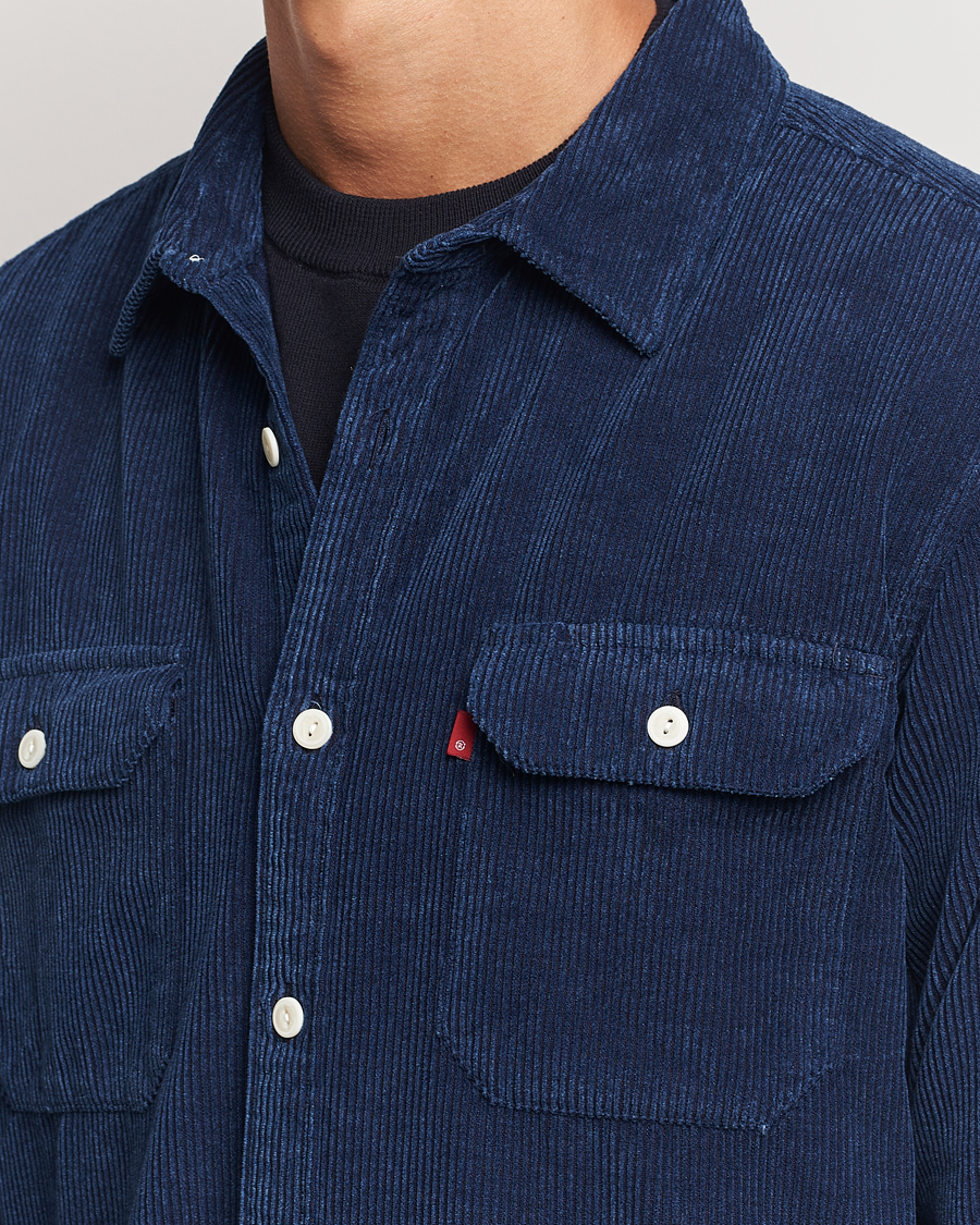 Uomini | Camicie | Levi's | Jackson Corduroy Worker Shirt Enzo Vintage Indigo
