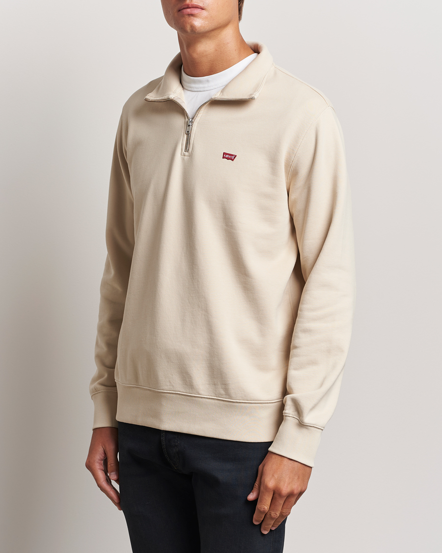 Uomini | American Heritage | Levi\'s | Original Half Zip Sweater Fog