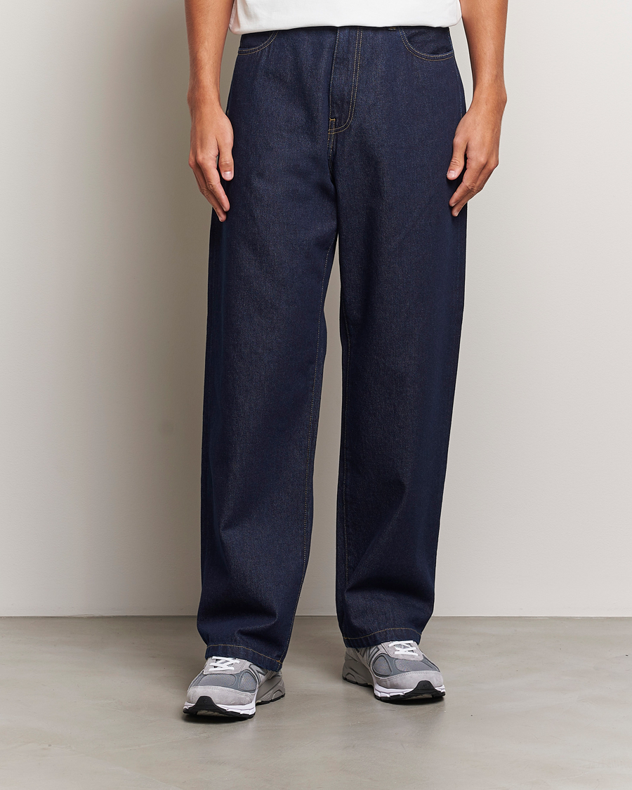 Uomini | American Heritage | Carhartt WIP | Landon Pant Robertson Denim Blue Rinsed