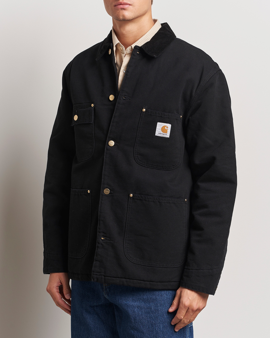 Uomini | Giacche leggere | Carhartt WIP | OG Chore Coat Dearborn Canvas Black