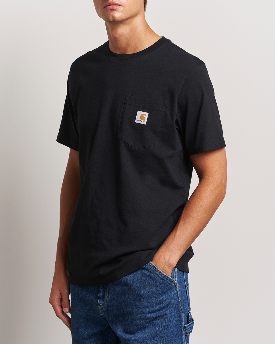 Uomini |  | Carhartt WIP | Pocket Cotton T-Shirt Black