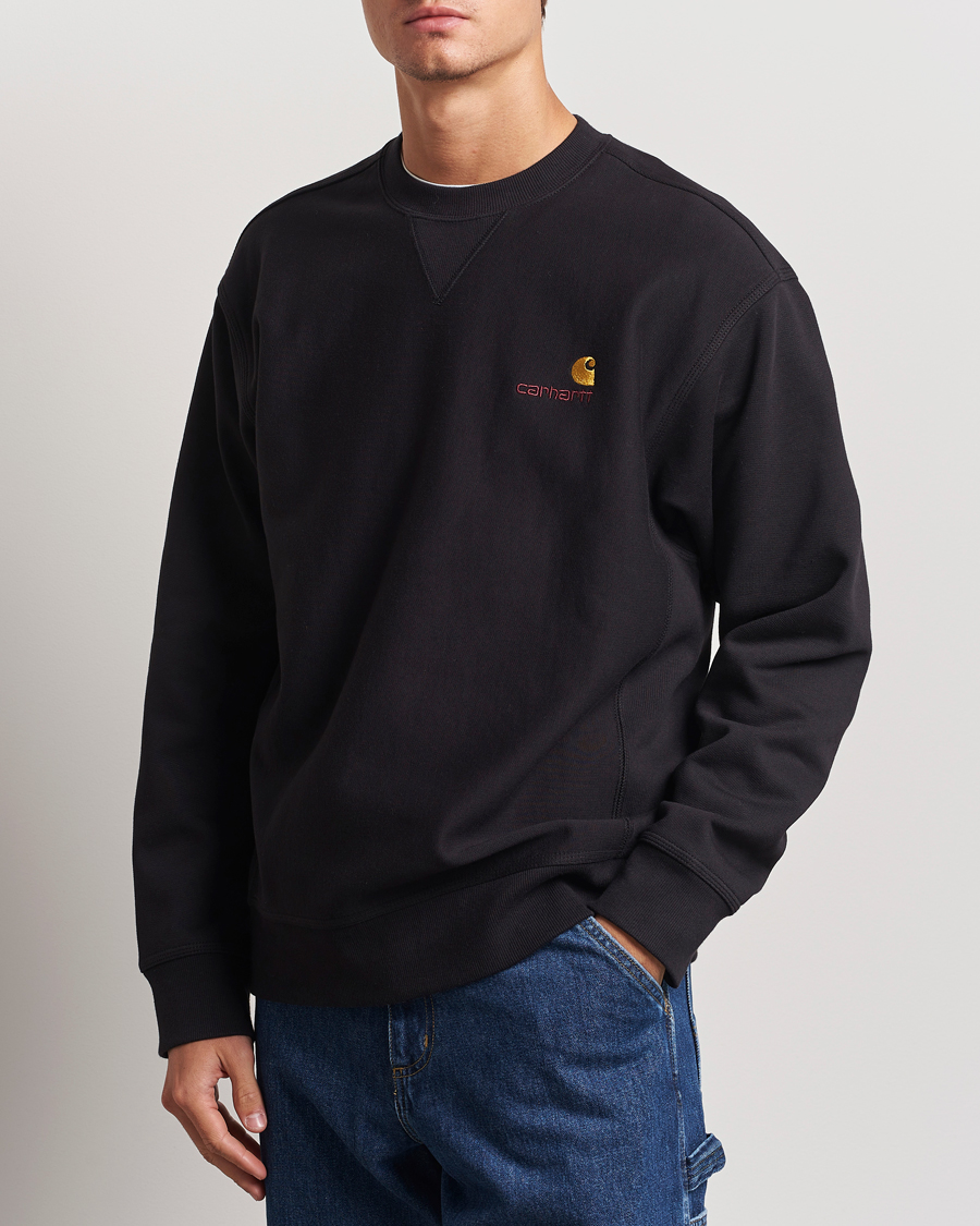 Uomini |  | Carhartt WIP | American Script Sweatshirt Black