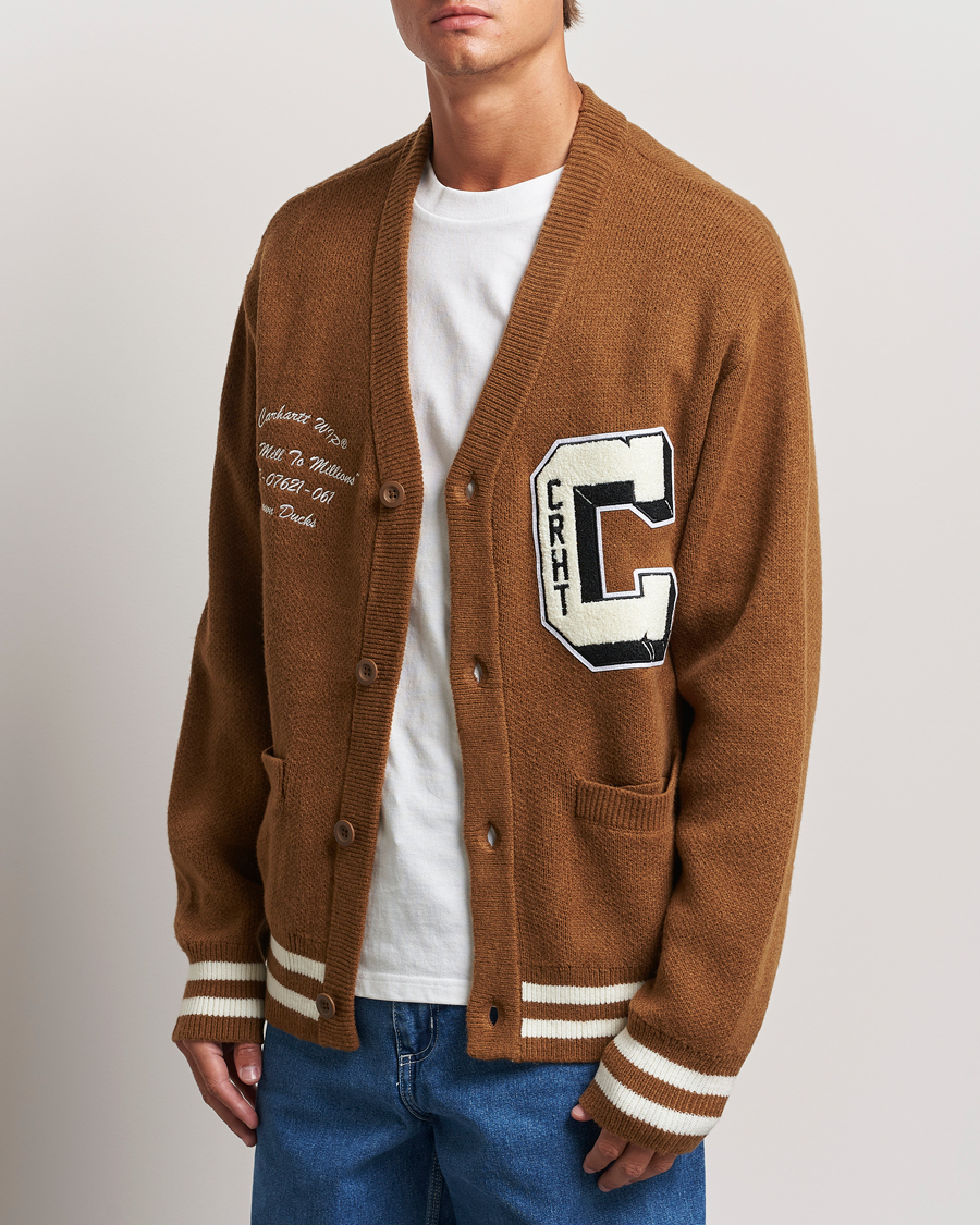 Uomini | American Heritage | Carhartt WIP | Brown Ducks Cardigan Hamilton Brown