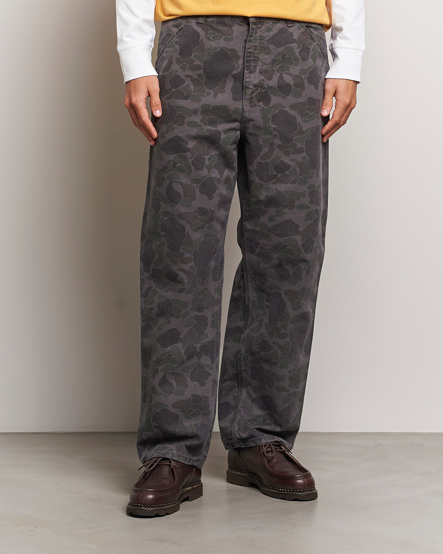 Uomini | Pantaloni da cerimonia | Carhartt WIP | Duck Single Knee Pants Camo Duck