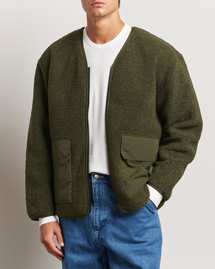 Uomini | Maglieria | Carhartt WIP | Devin Pile Liner Office Green