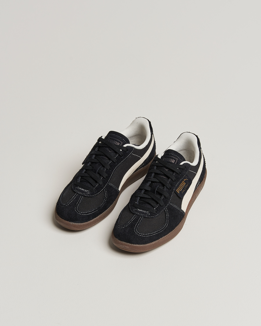 Uomini |  | Puma | Palermo Vintage Suede Sneaker Black