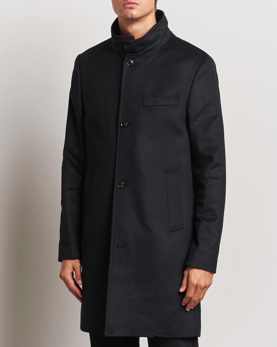 Uomini | J.Lindeberg | J.Lindeberg | Jesse Melton Cashmere Coat Black