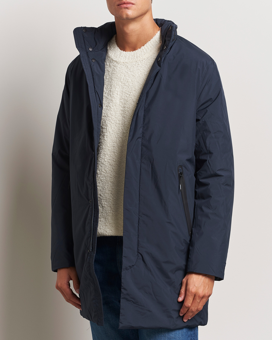 Uomini | Reparti | J.Lindeberg | Hollis Tech Coat Navy