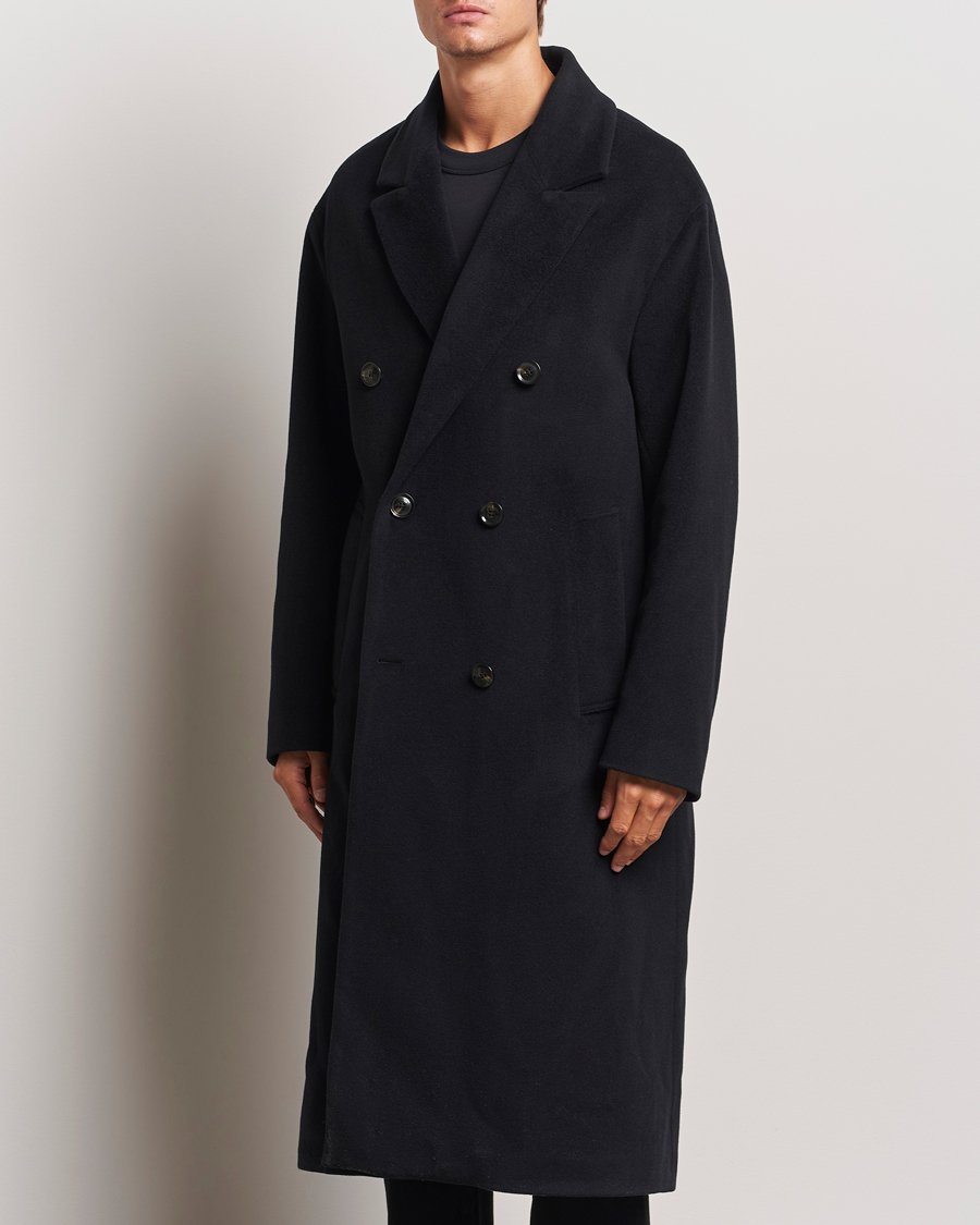 Uomini | Business & Beyond | J.Lindeberg | Willy Wool Coat Black