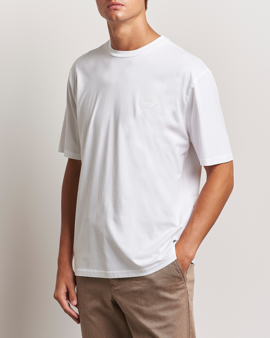 Uomini | J.Lindeberg | J.Lindeberg | Hale Logo T-Shirt White