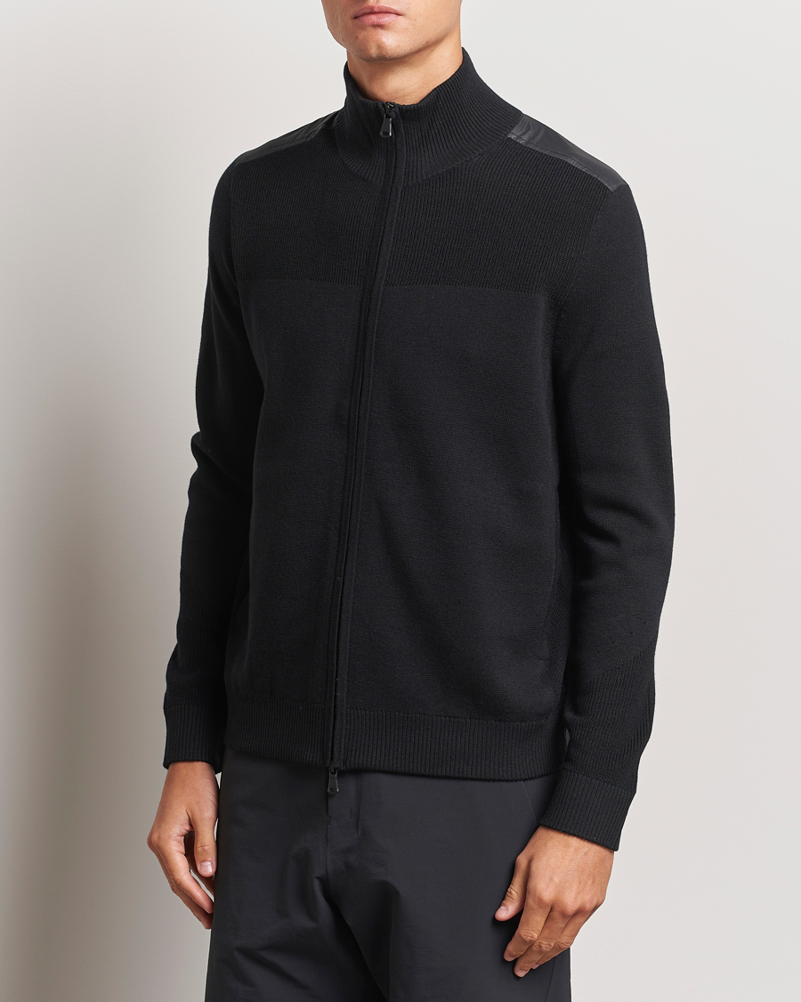 Uomini | Reparti | J.Lindeberg | Marty Hybrid Jacket Black