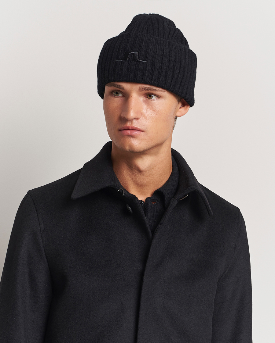 Uomini |  | J.Lindeberg | Jive Wool Beanie Black