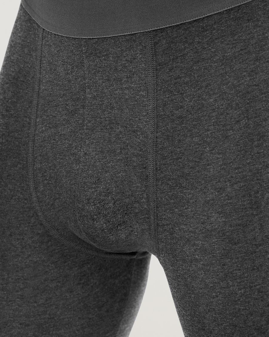 Uomini | Biancheria intima | Bread & Boxers | Long Johns Dark Grey Melange