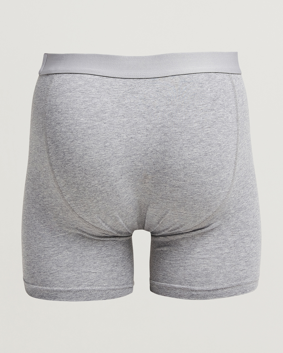 Uomini |  | Bread & Boxers | 3-Pack Long Boxer Brief Grey Melange