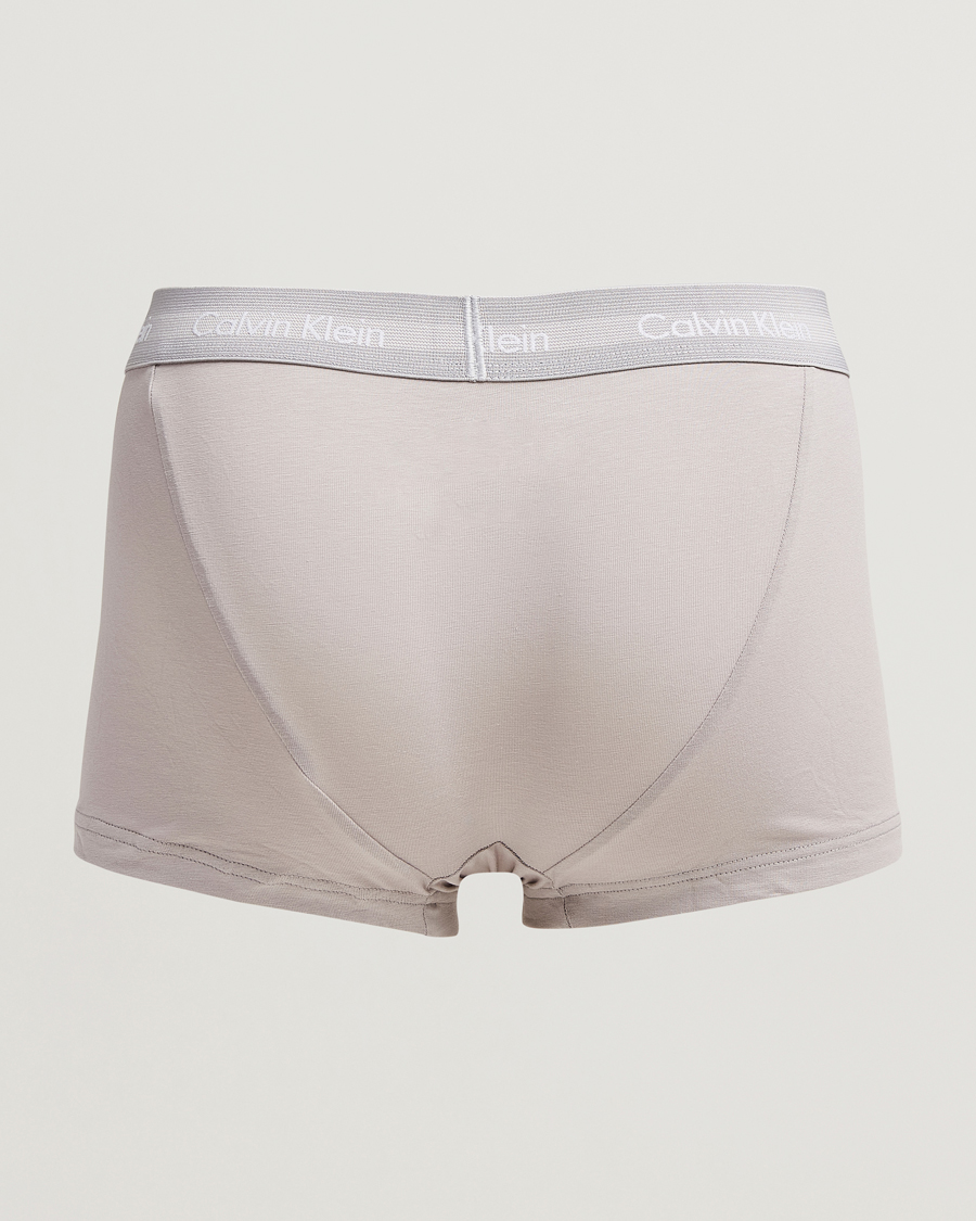 Uomini | Biancheria intima | Calvin Klein | Cotton Stretch 3-Pack Low Rise Trunk Black/Blue/Grey