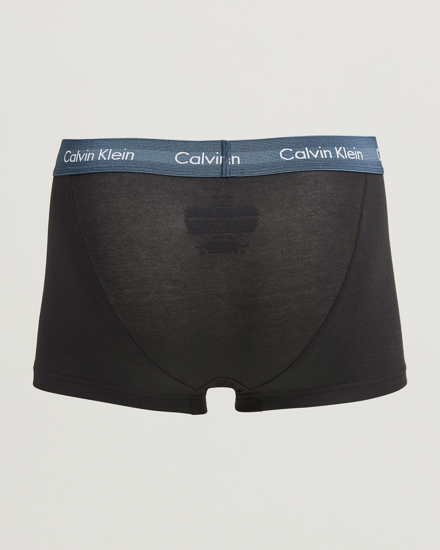 Uomini | Biancheria intima | Calvin Klein | Cotton Stretch 3-Pack Low Rise Trunk Black