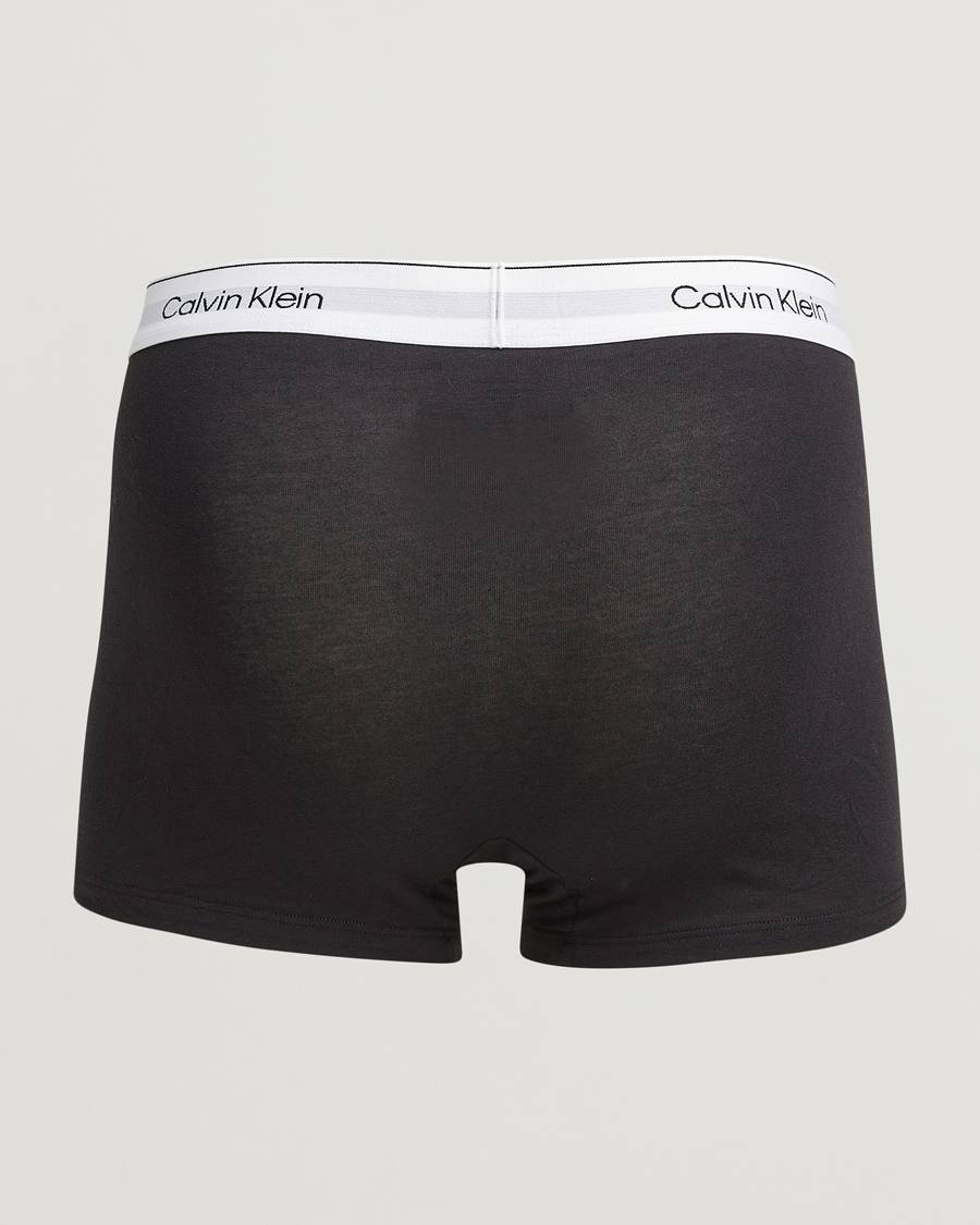 Uomini |  | Calvin Klein | Icon Cotton Stretch 3-Pack Trunk Black