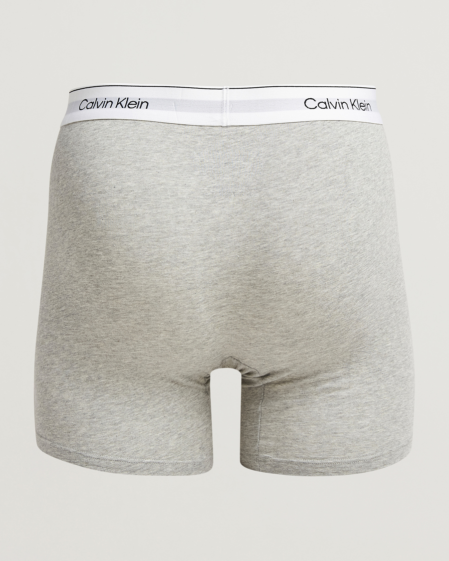 Uomini | Bauli | Calvin Klein | Icon Cotton Stretch 3-Pack Boxer Brief Grey/Black/White