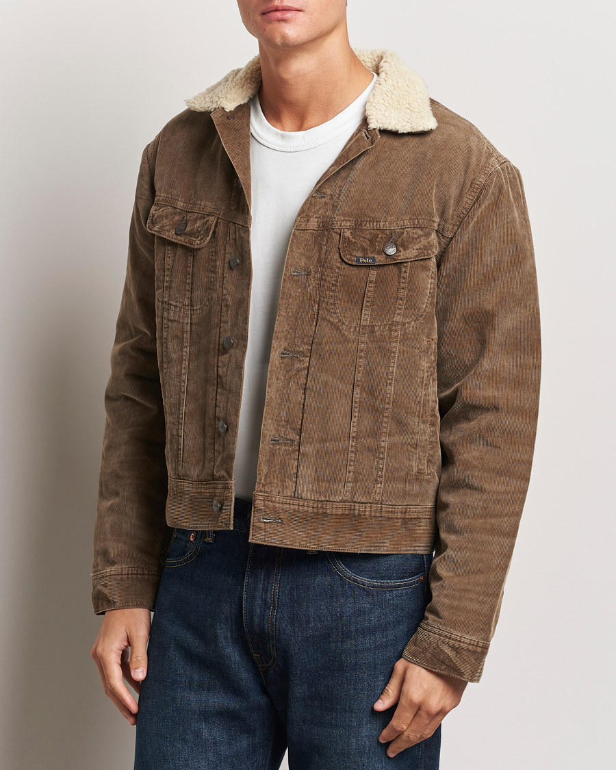 Uomini |  | Polo Ralph Lauren | Heritage Rider Trucker Jacket Dunes