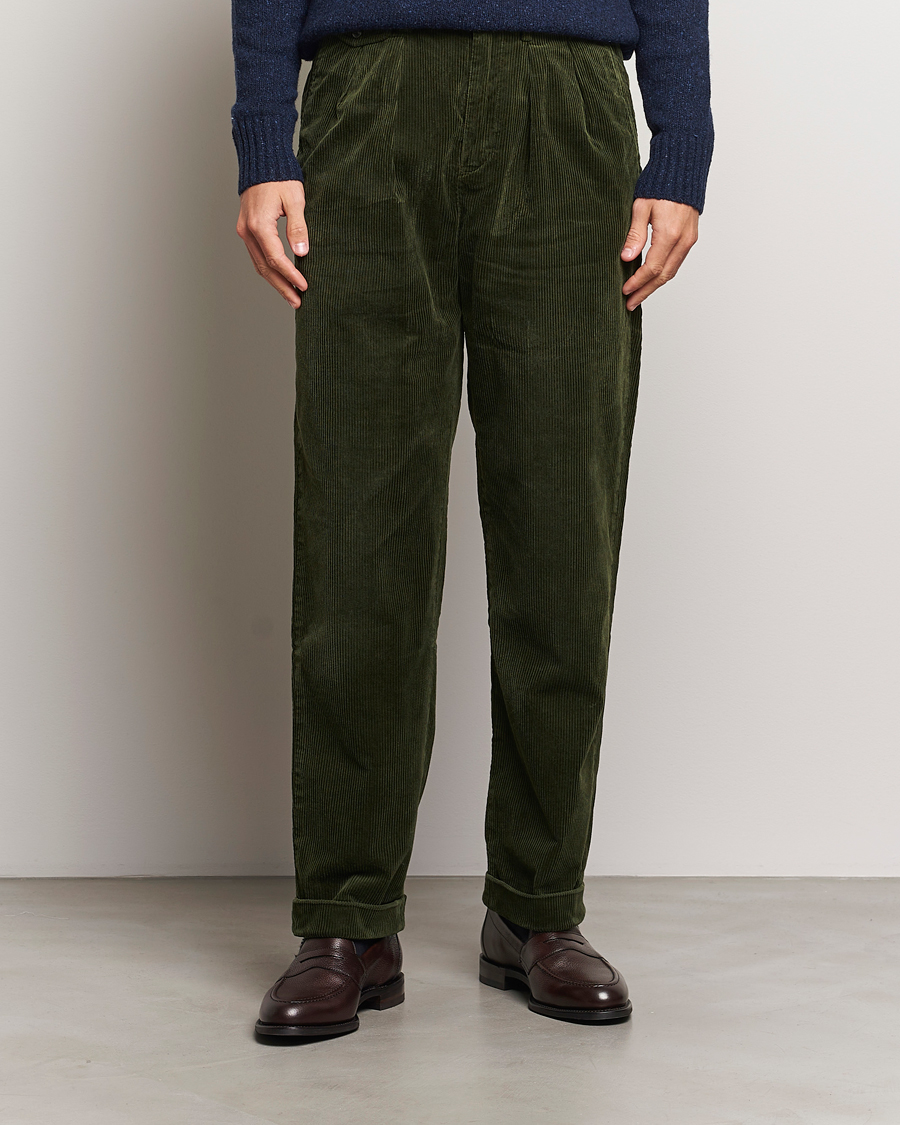 Uomini | Pantaloni casual | Polo Ralph Lauren | Whitman Pleated Pants Country Olive