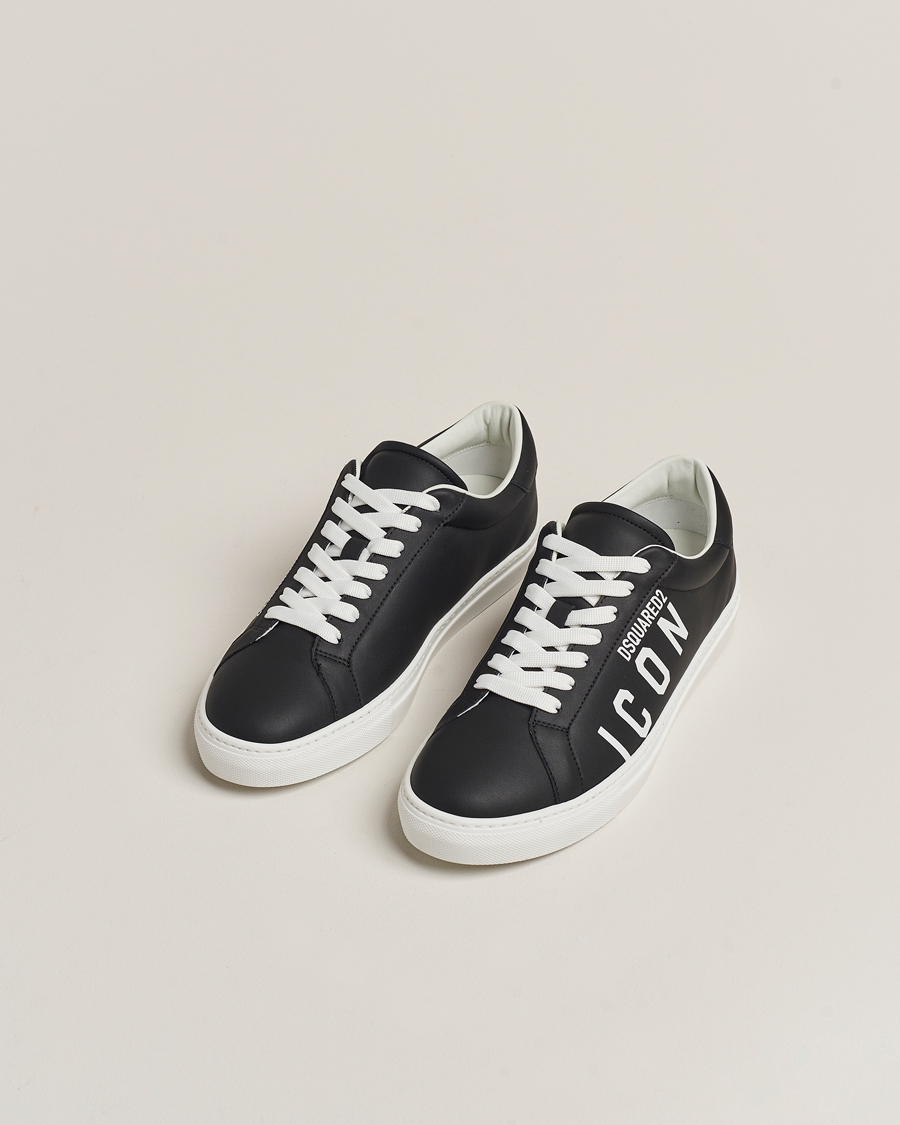 Uomini | Sneakers basse | Dsquared2 | Icon Leather Sneaker Black