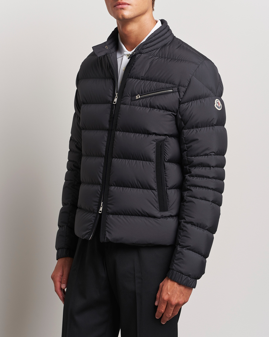 Uomini |  | Moncler | Souillet Biker Jacket Black