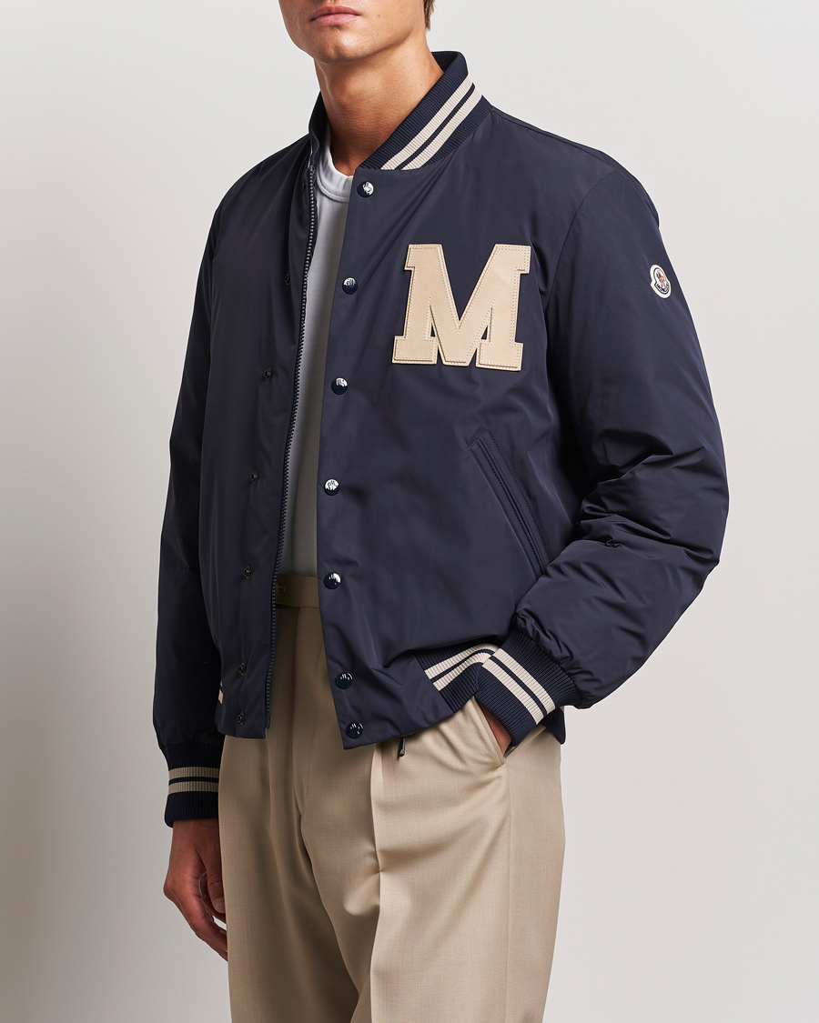 Uomini | Moncler | Moncler | Lateltin Varsity Jacket Navy