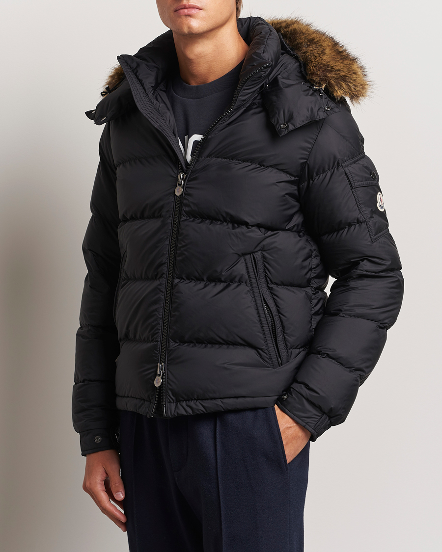 Uomini | Giacche | Moncler | Maya Faux Fur Jacket Black