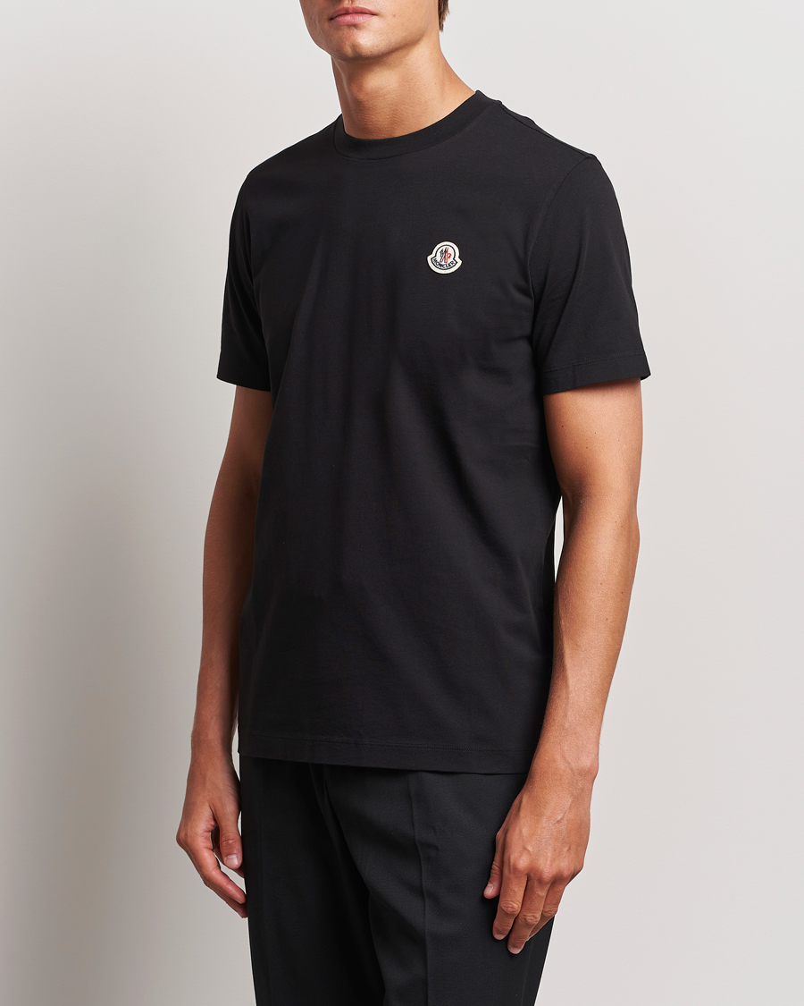 Uomini |  | Moncler | 3-Pack Logo T-Shirt Black