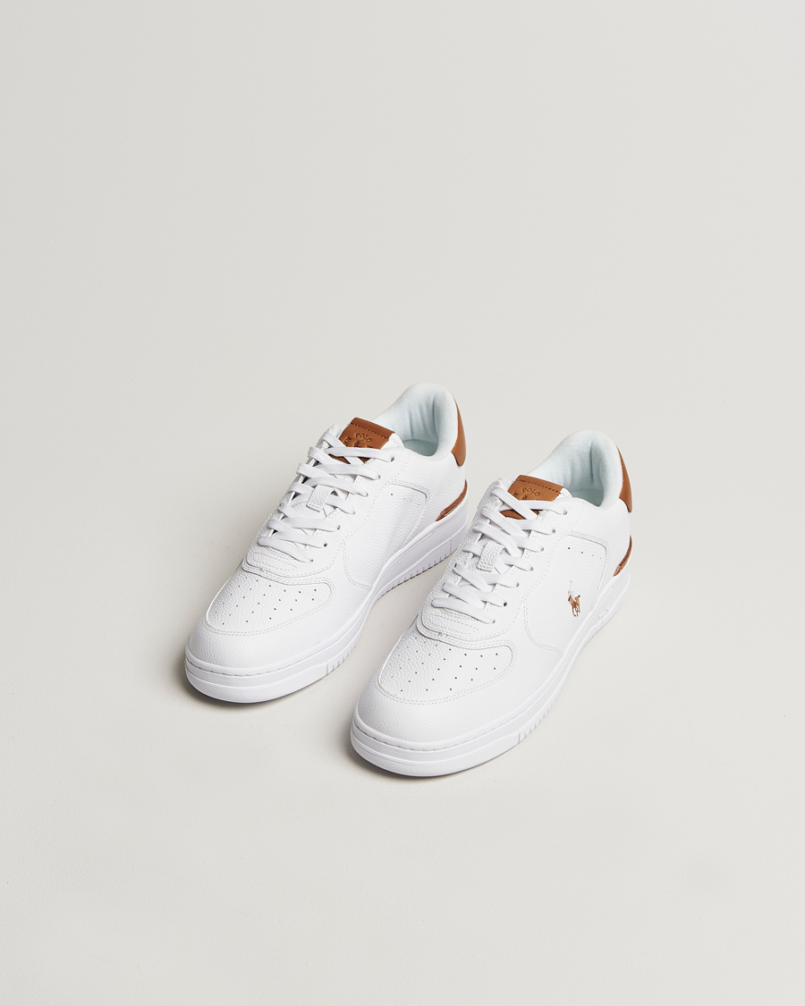 Uomini | Sneakers bianche | Polo Ralph Lauren | Masters Court Sneaker White/Tan Multi PP