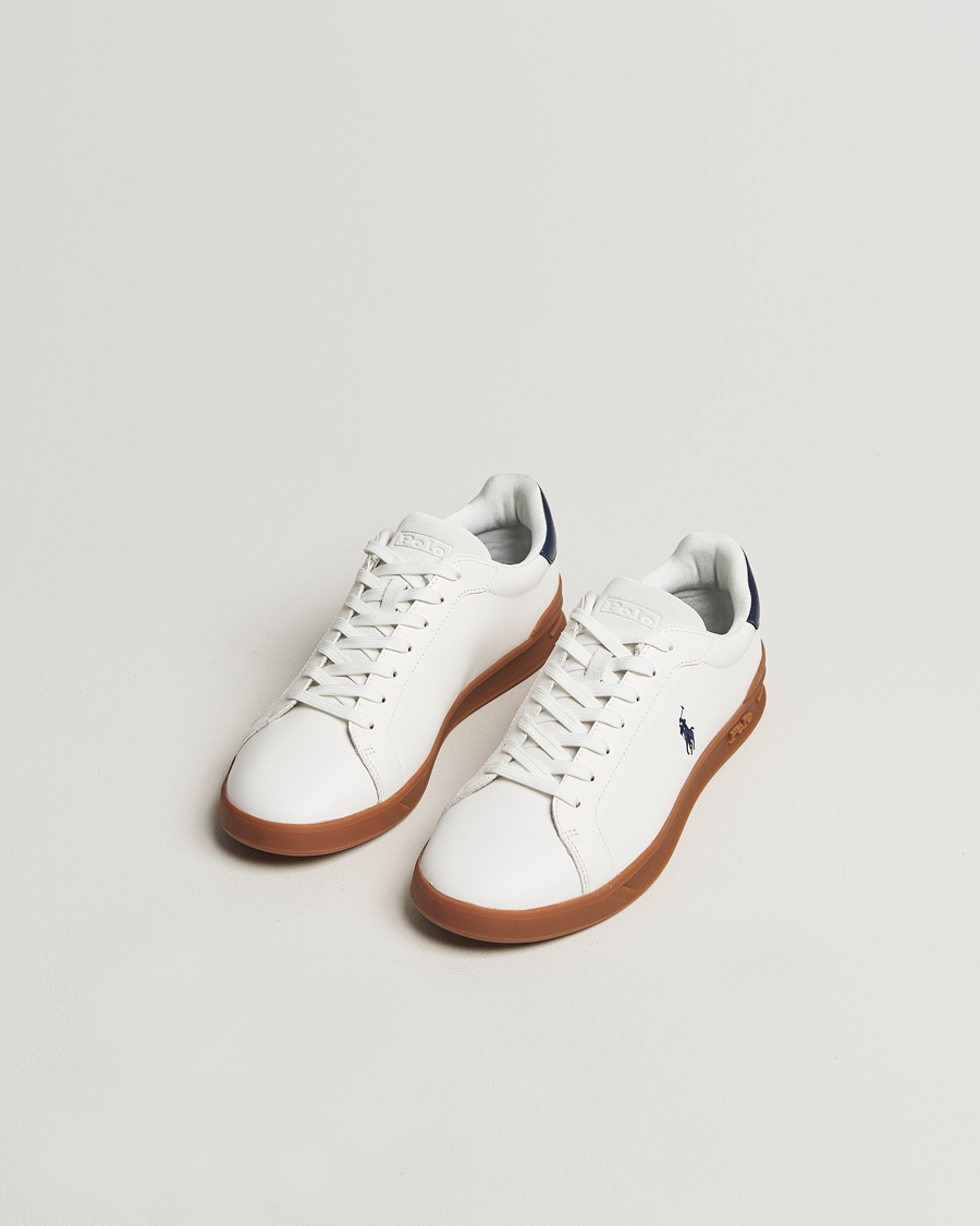 Uomini | Scarpe | Polo Ralph Lauren | Heritage Count II Low Sneaker Deckwash White/Navy