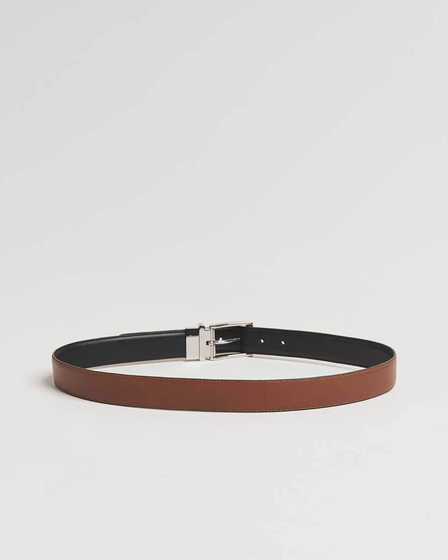 Uomini |  | Polo Ralph Lauren | Reversible Leather Belt Black/Brown