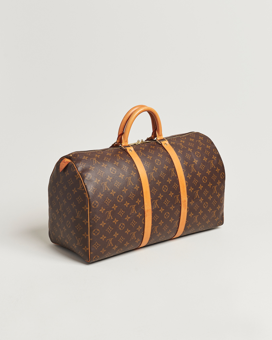 Uomini | Pre-Owned & Vintage Bags | Louis Vuitton Pre-Owned | Keepall 50 Bag Monogram 